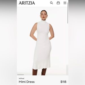 Aritzia Wilfred mimi dress xs